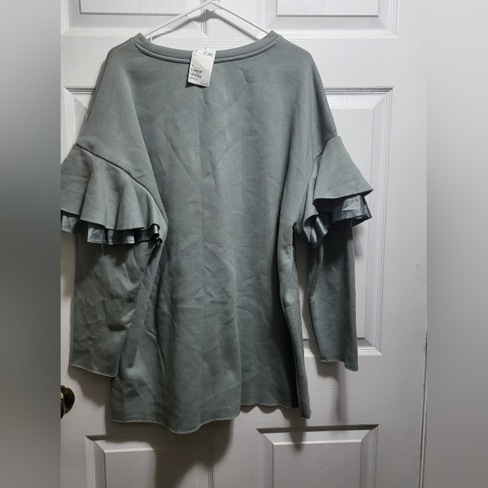 H&M Mint Green Large Sweatshirt dress
